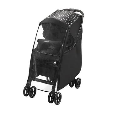 アップリカ 雨の日に色が変わるマルチレインカバー ホワイト(WH) ベビーカー 風よけとしても 防寒